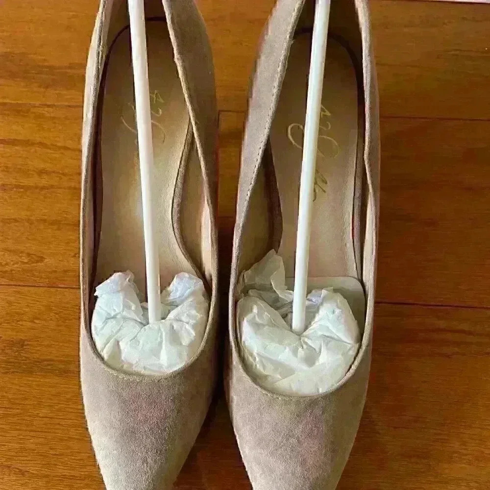 42 GOLD Womens Tan Rafee Heels.Size 6.5 BRAND NEW - Picture 6 of 9